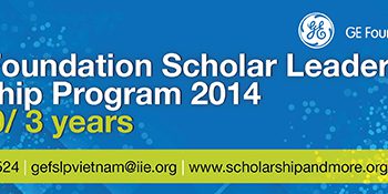 GE Foundation Scholar-Leaders Scholarship Program 2014
