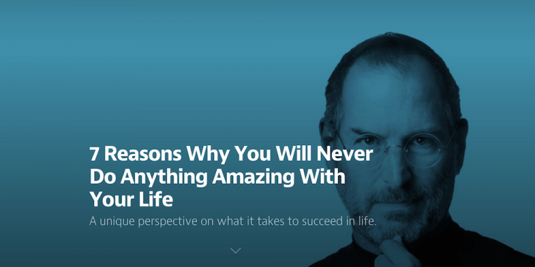 7 LÝ DO TẠI SAO BẠN KHÔNG BAO GIỜ CÓ ĐƯỢC NHỮNG ĐIỀU TUYỆT VỜI TRONG CUỘC SỐNG