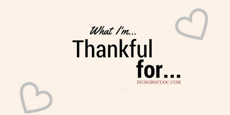 HỌC CÁCH BÀY TỎ LÒNG BIẾT ƠN